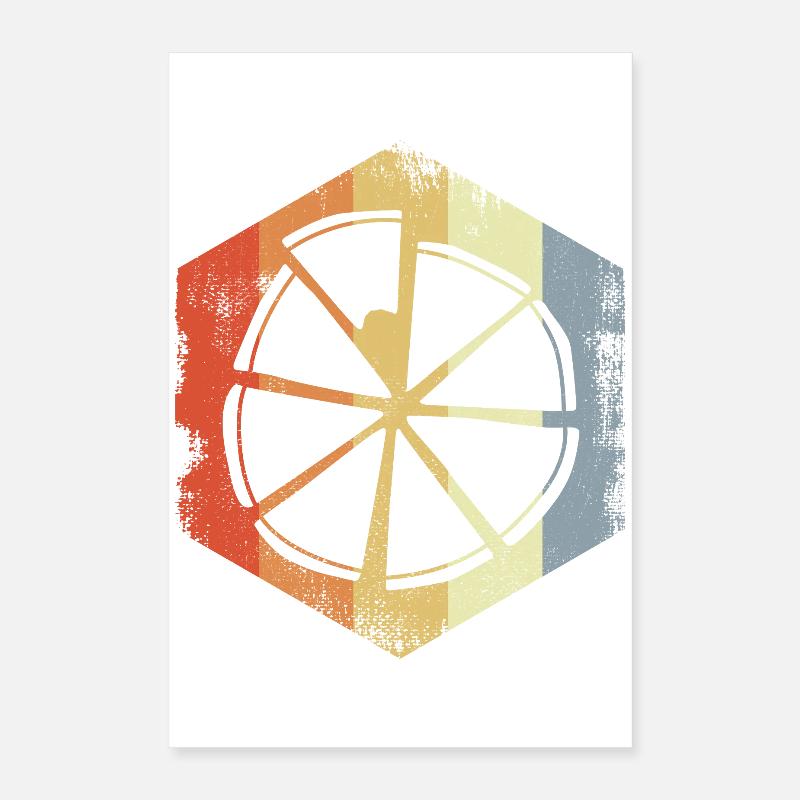 Klassische Pizza Poster 40x60 cm