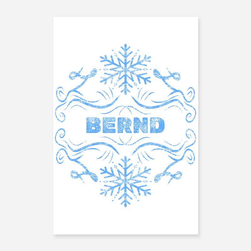 Bernd comme prénom Poster 40 x 60 cm