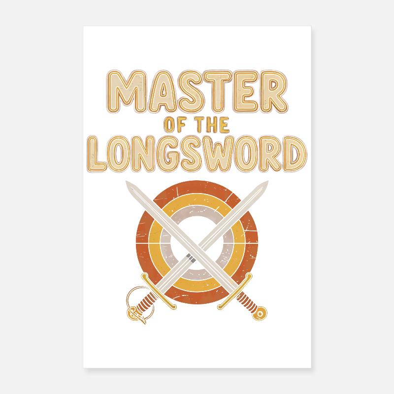 Maître de l’Épée Longue Poster 40 x 60 cm