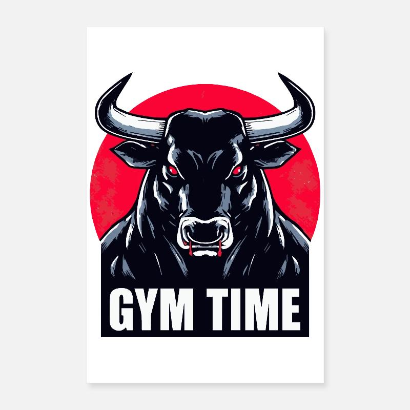 Gym Time - Taurus Strength Poster 16" x 24" (40x60 cm)
