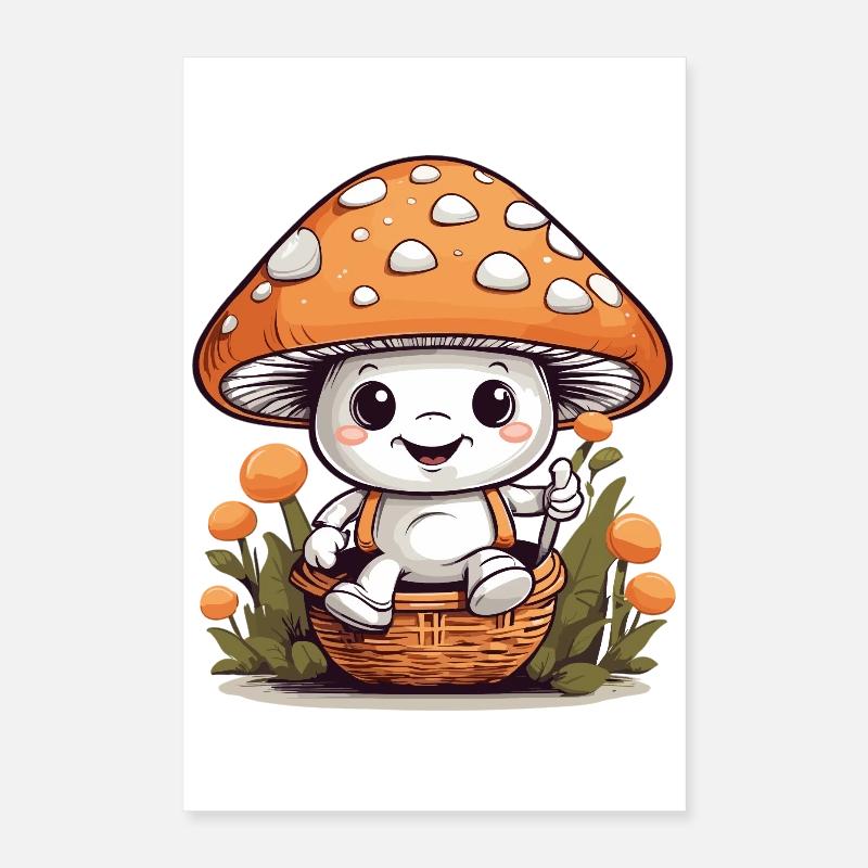 Sweet Toadstool Poster 16" x 24" (40x60 cm)