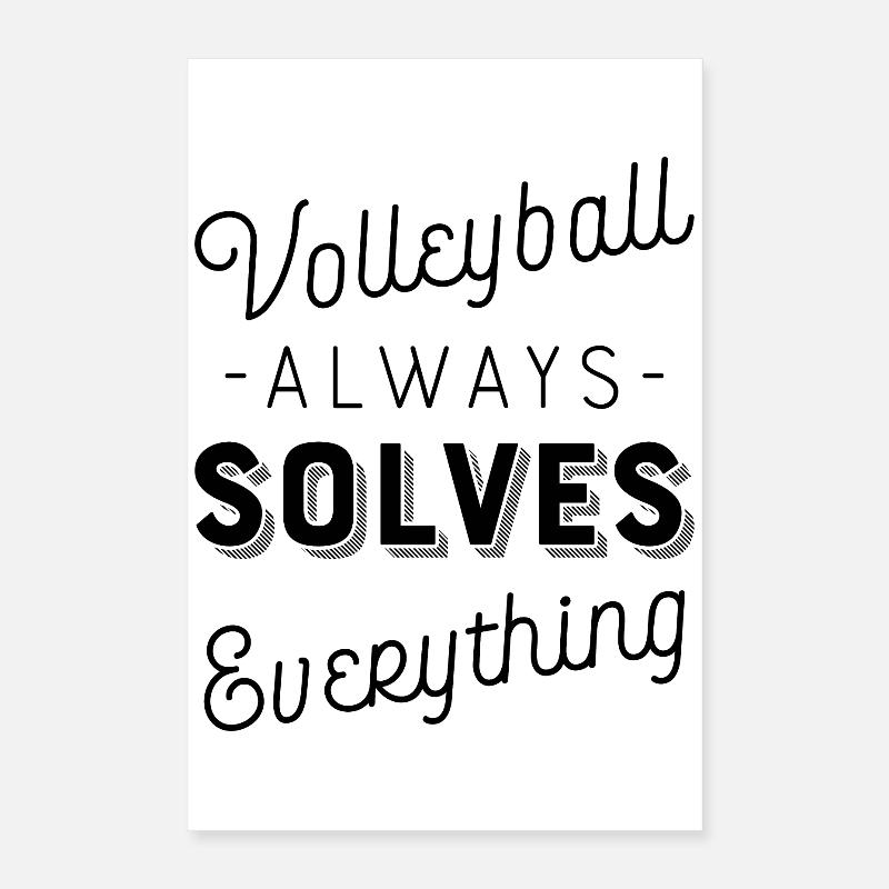 Volleyball Poster 16" x 24" (40x60 cm)