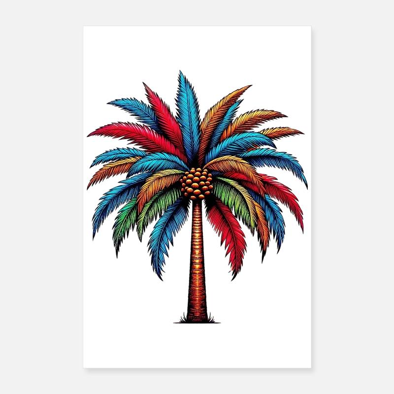 Palm tree Poster 16" x 24" (40x60 cm)