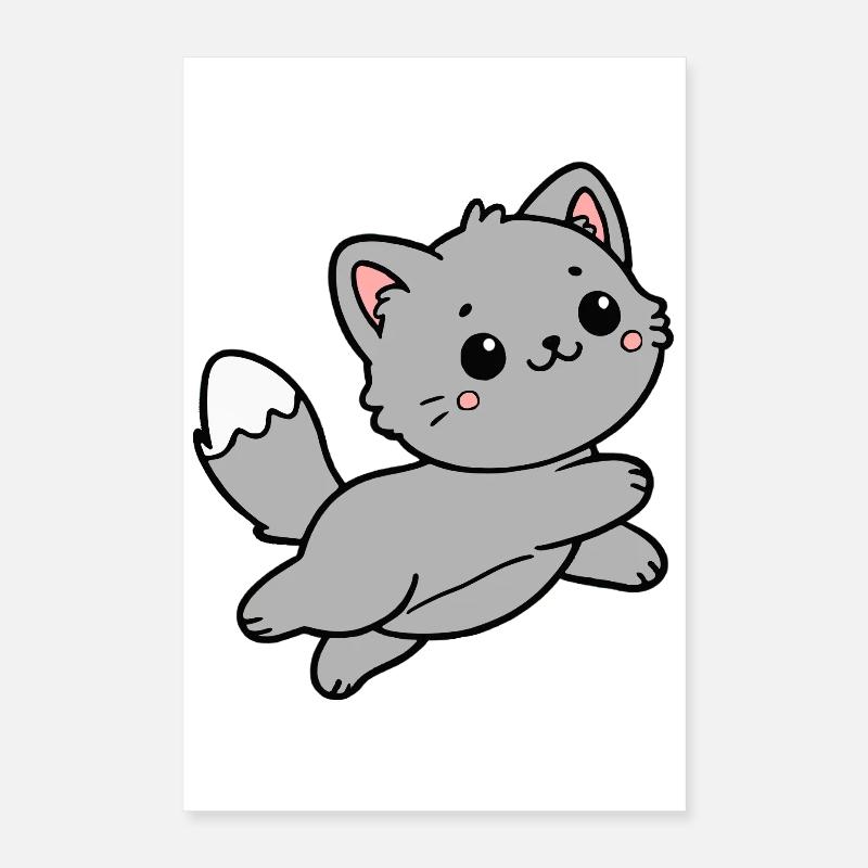 Katze Poster 40x60 cm
