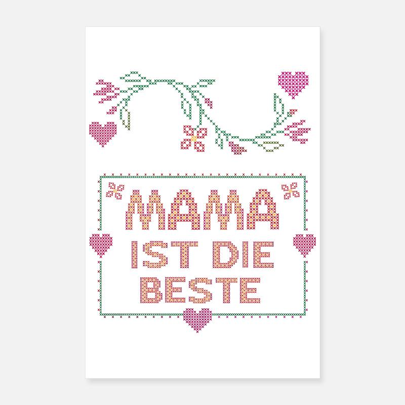 Mom is the best Poster 16" x 24" (40x60 cm)