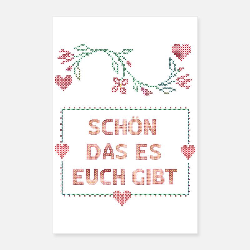 C’est bien que tu existes, Noël moche Poster 40 x 60 cm