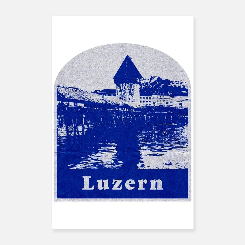 Luzern Schweiz Poster 40x60 cm