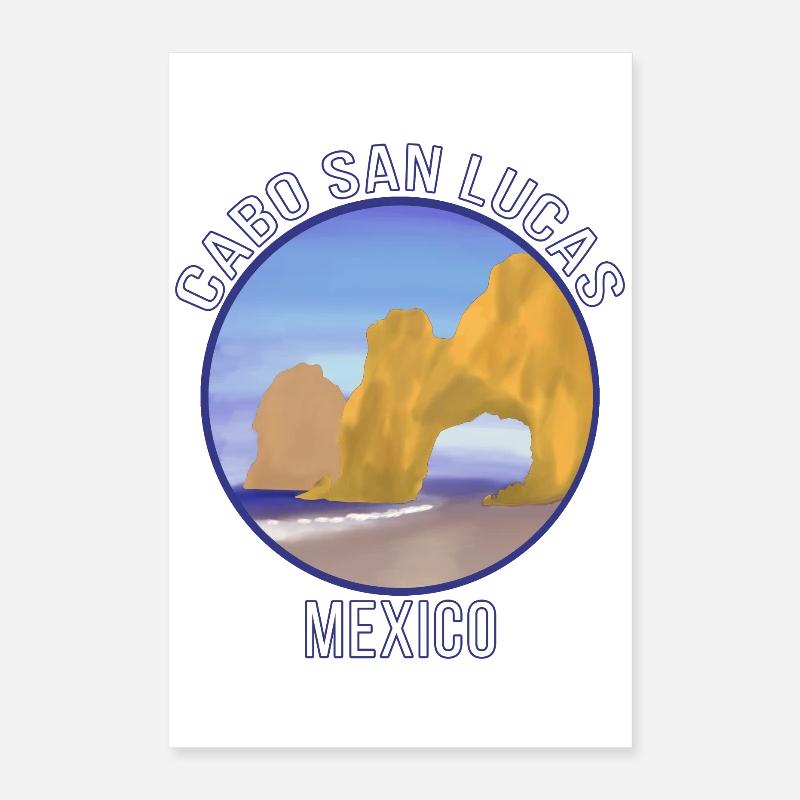 Cabo San Lucas Mexique Los Arcos Poster 40 x 60 cm