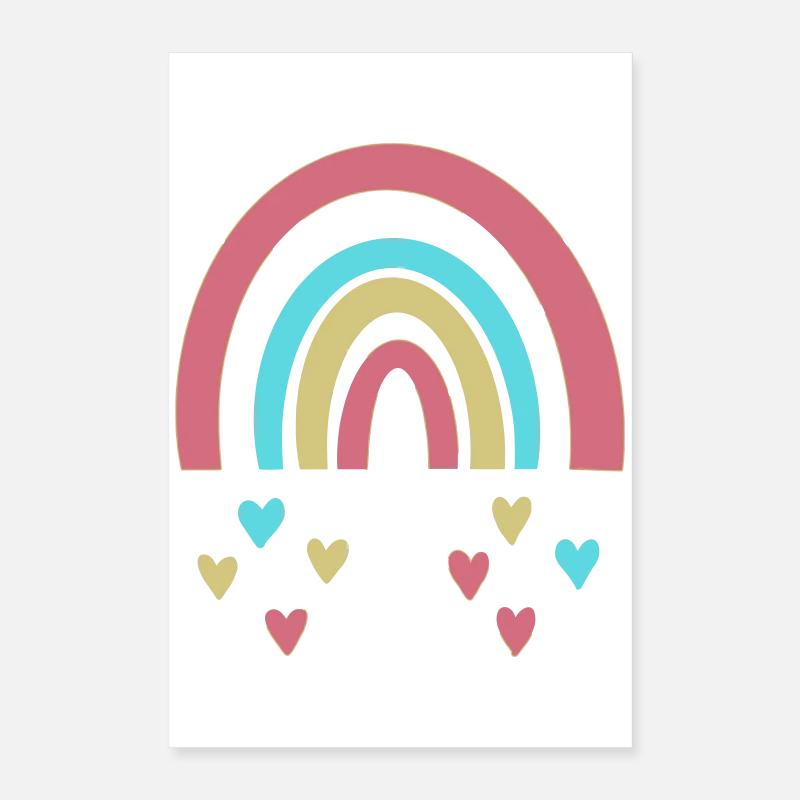 Arc-en-ciel Poster 40 x 60 cm