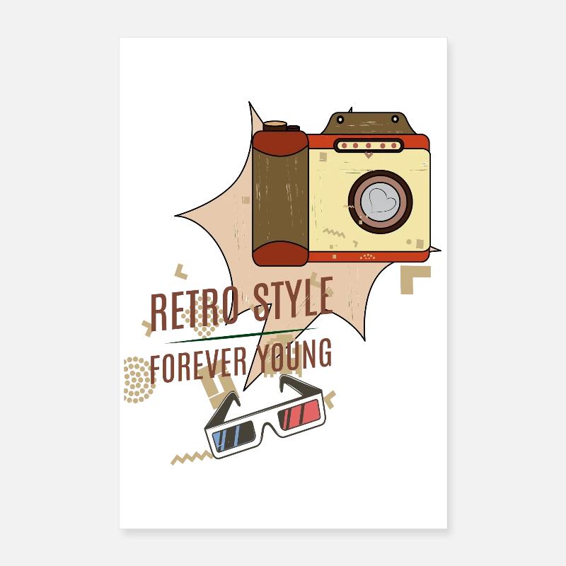 Style rétro Poster 40 x 60 cm