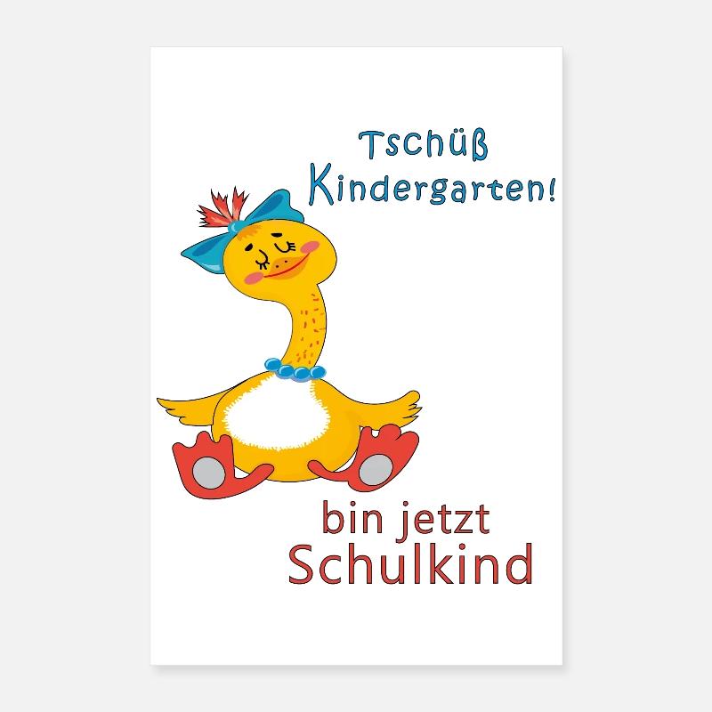 Bye bye kindergarten Poster 16" x 24" (40x60 cm)
