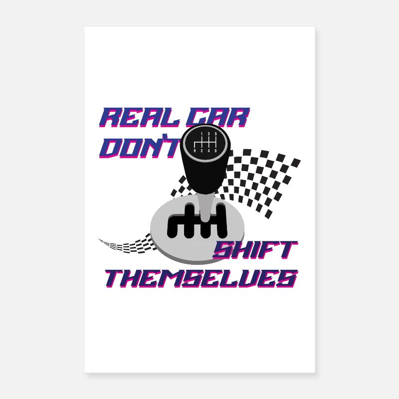 Real Car Shift Themes Poster 40x60 cm