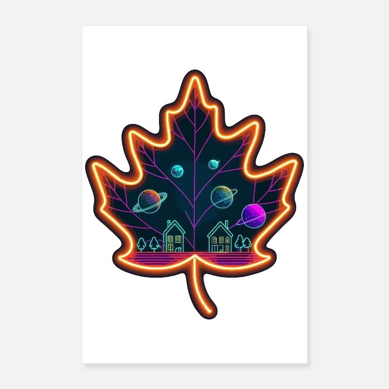 Feuille d’érable Poster 40 x 60 cm