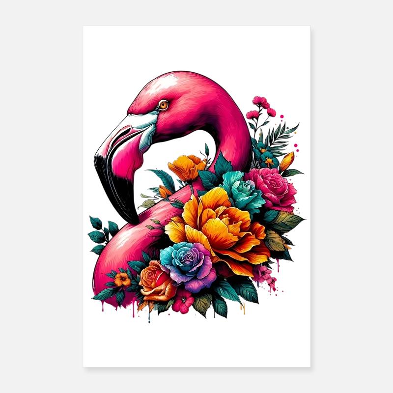 Flamingo Poster 40x60 cm