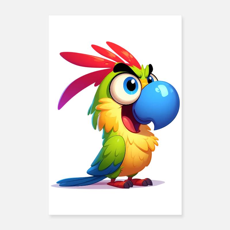 Perroquet Poster 40 x 60 cm