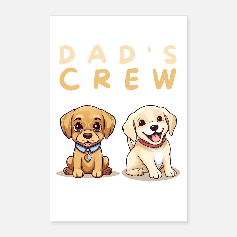 L’équipe de papa : Les Petits Compagnons Poster 40 x 60 cm