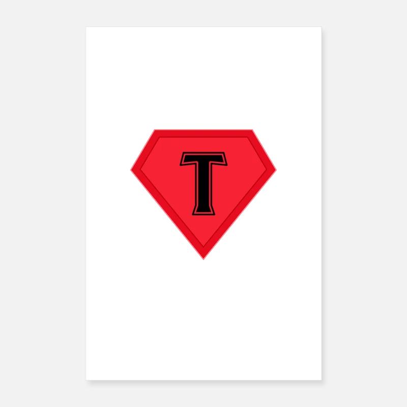 Super Tonton Emblème Diamant Poster 40 x 60 cm