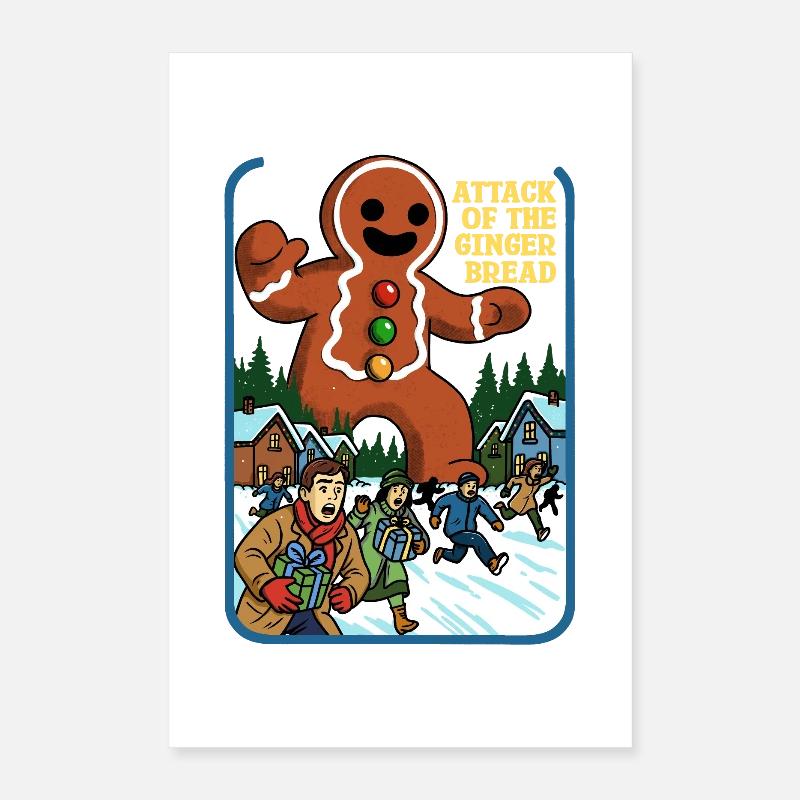 Angriff des Lebkuchens Poster 40x60 cm