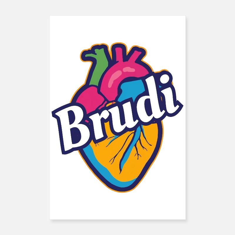 brudi Poster 16" x 24" (40x60 cm)
