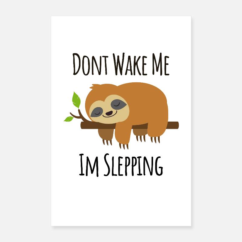 Dont Wake Me Im Sleeping Poster 40x60 cm