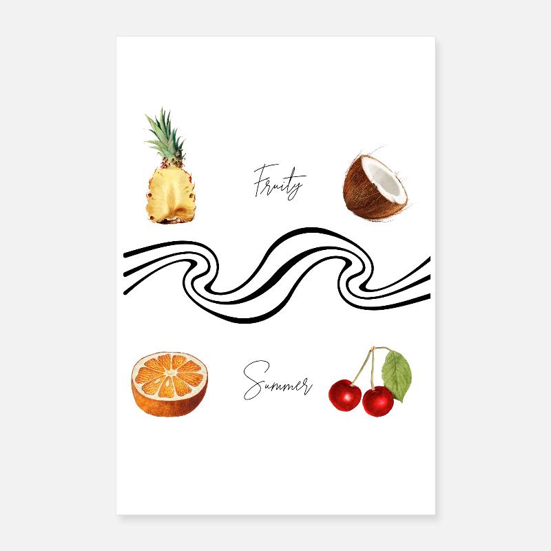 fruity summer Poster 40x60 cm