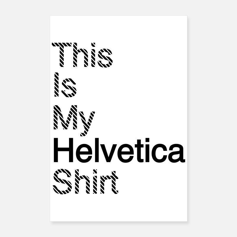 Typography shirt graphic design gift bark Poster 16" x 24" (40x60 cm)