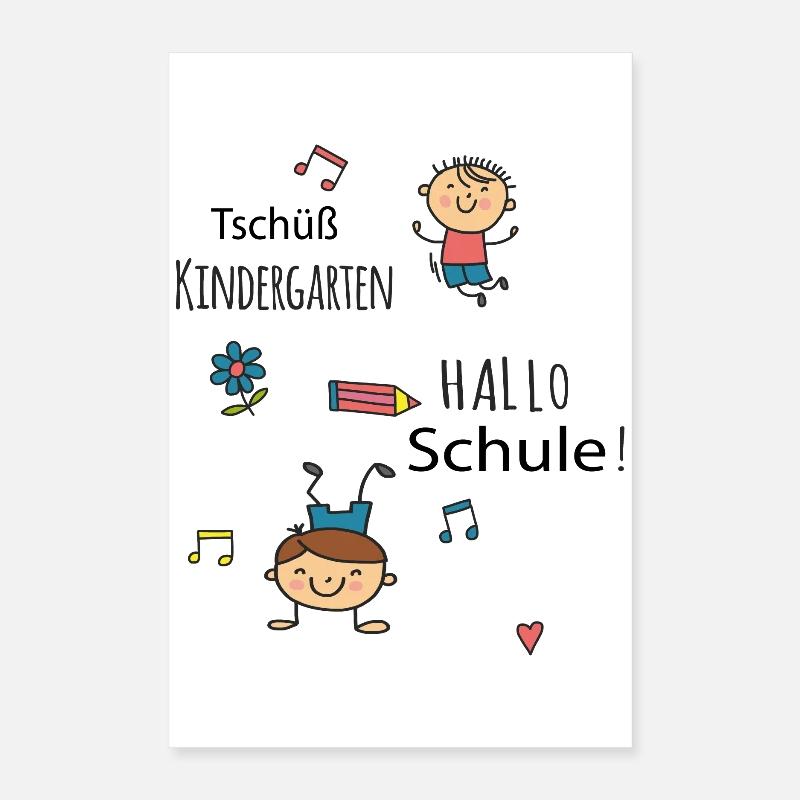 Goodbye Kindergarten, Hello School Poster 16" x 24" (40x60 cm)