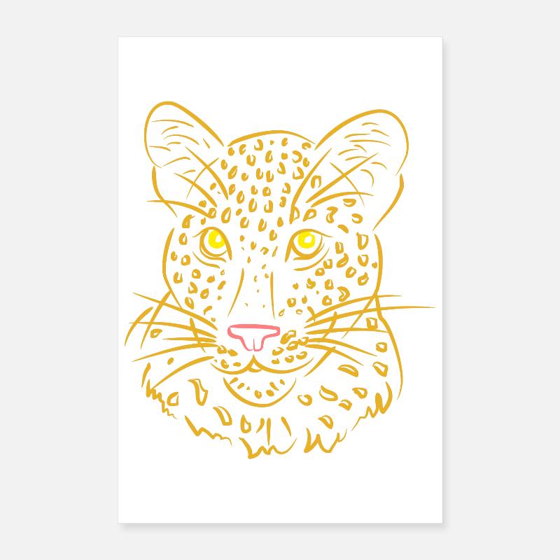 Leopard Poster 40x60 cm