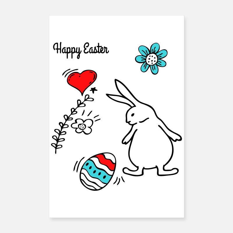 Happy Easter Poster 40x60 cm
