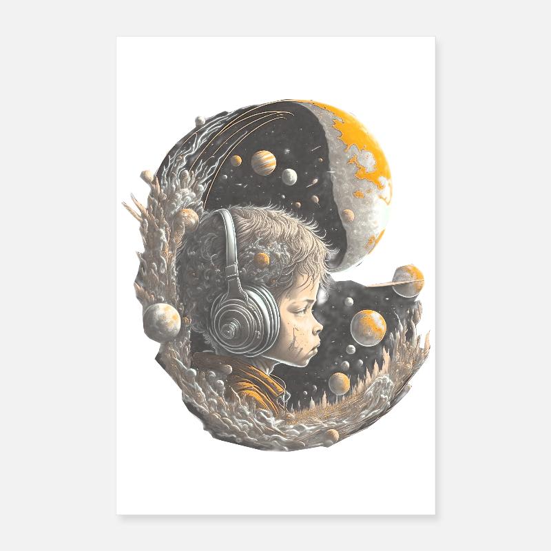 Modern Moonchild Poster 40x60 cm