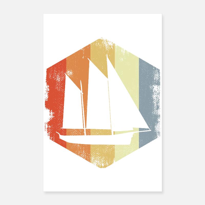 Segelschiff Poster 40x60 cm