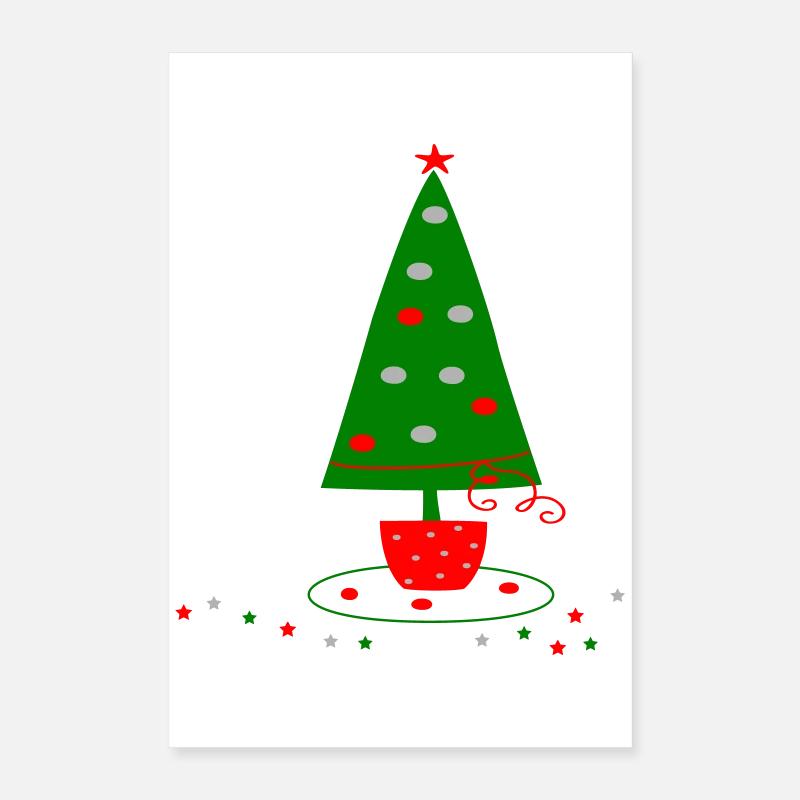 Weihnachtsbaum  Poster 40x60 cm