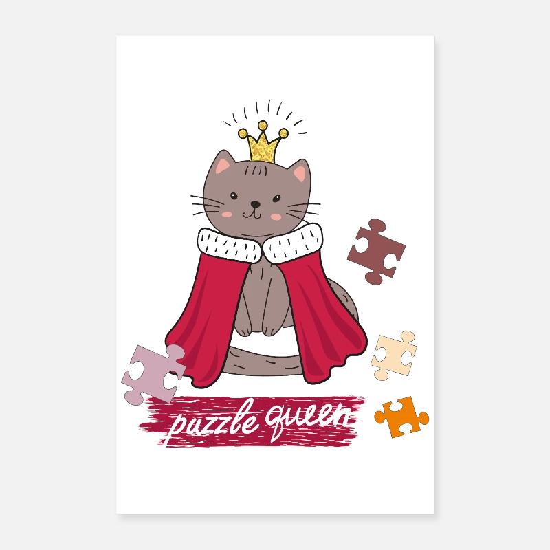 Reine des Puzzles Poster 40 x 60 cm
