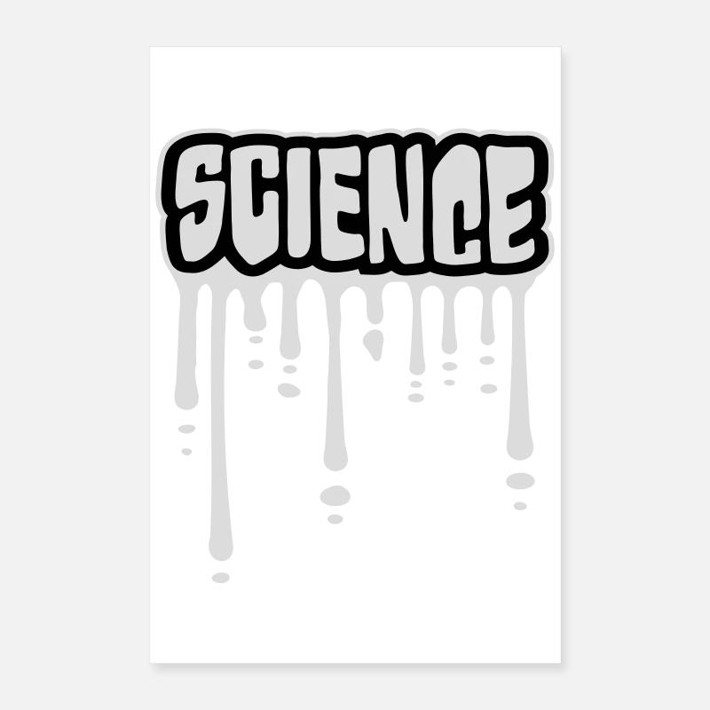 Science Wissenschaft Statement Nerd Bildung Spruch Poster 40x60 cm