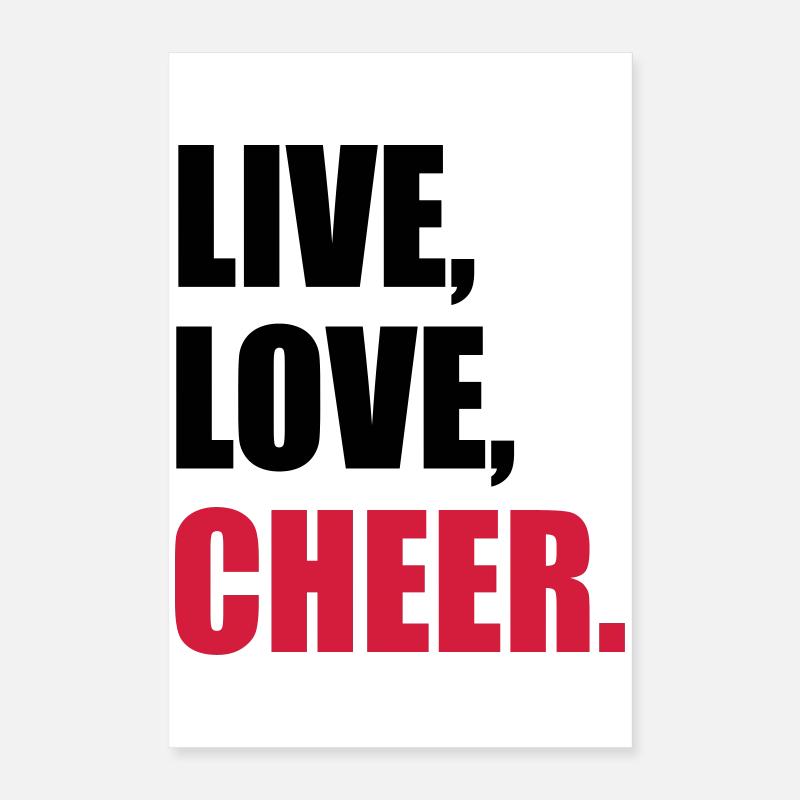 Cheerleader Poster 40x60 cm