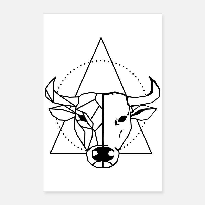 Ox Poster 16" x 24" (40x60 cm)