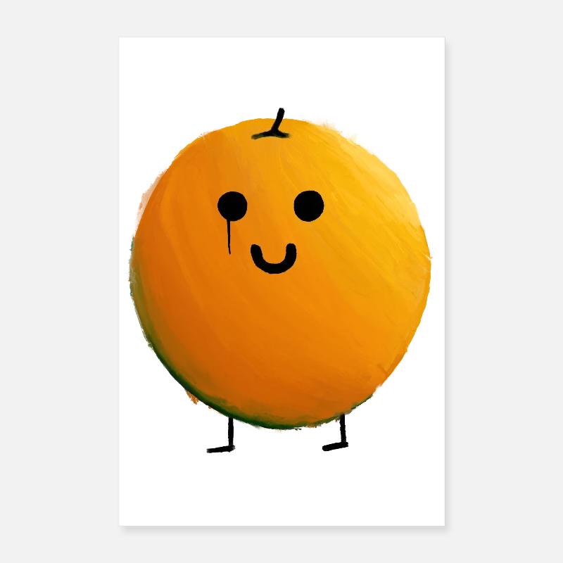 Orange Poster 40 x 60 cm