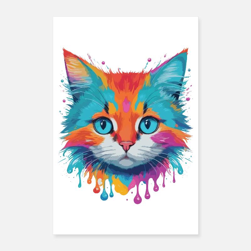 Chat mignon Poster 40 x 60 cm