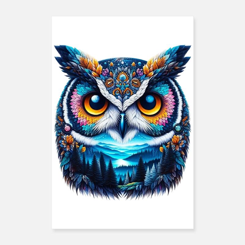 Owl Poster 16" x 24" (40x60 cm)