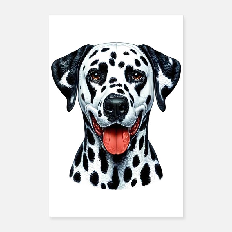 Chien dalmatien Poster 40 x 60 cm