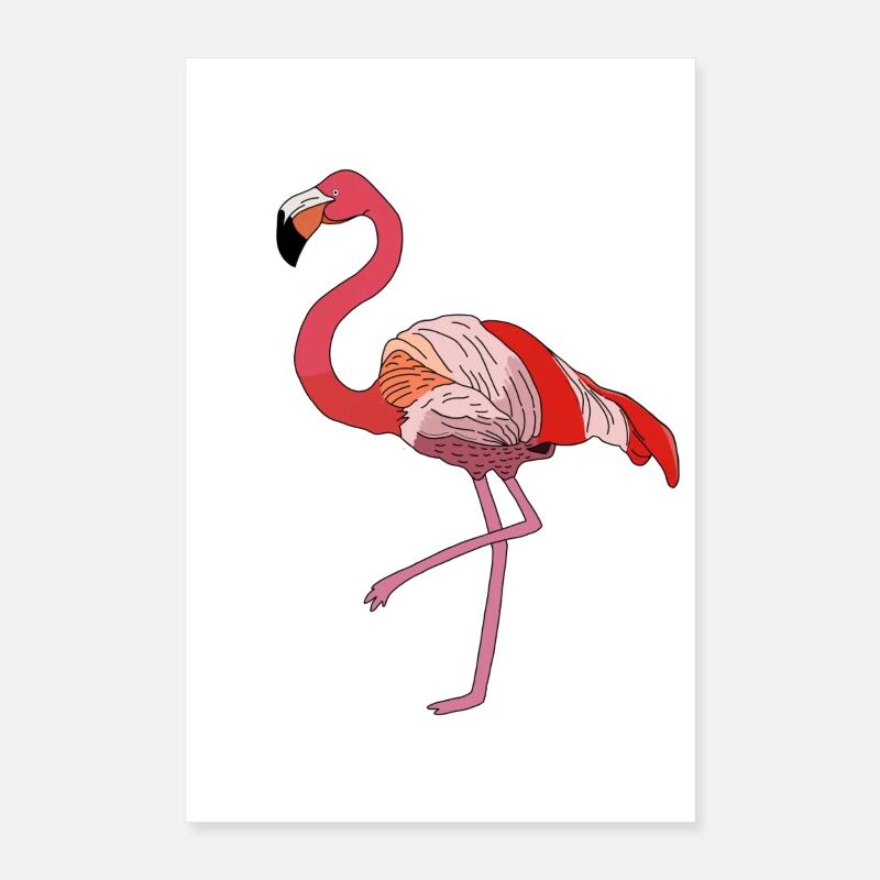 Flamingo Poster 40x60 cm