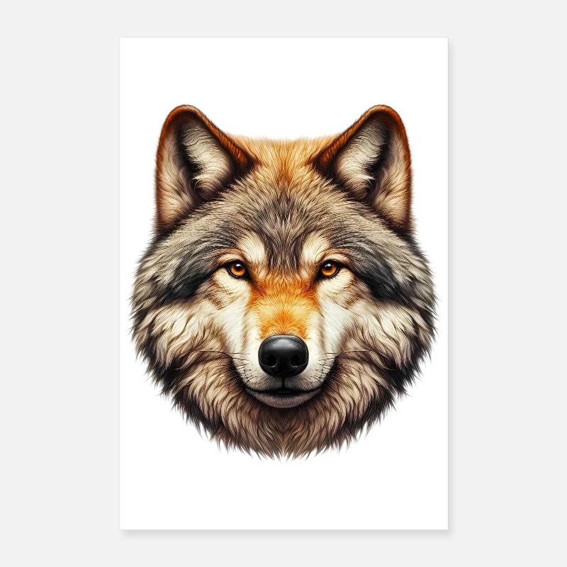 Loup Poster 40 x 60 cm