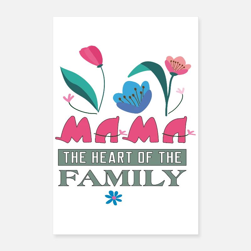 Mama Muttertag Poster 40x60 cm