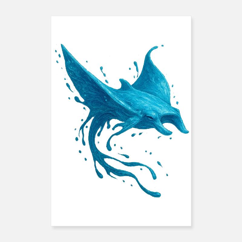 Fluid Manta Poster 16" x 24" (40x60 cm)