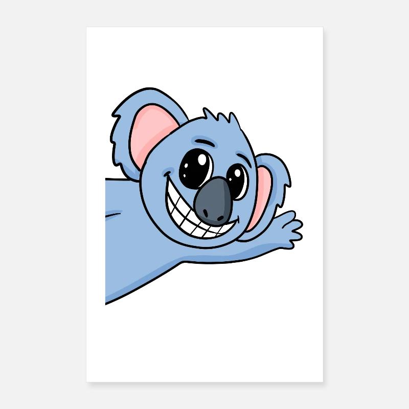 Koala Gruß Begrüßung Koalabär Poster 40x60 cm