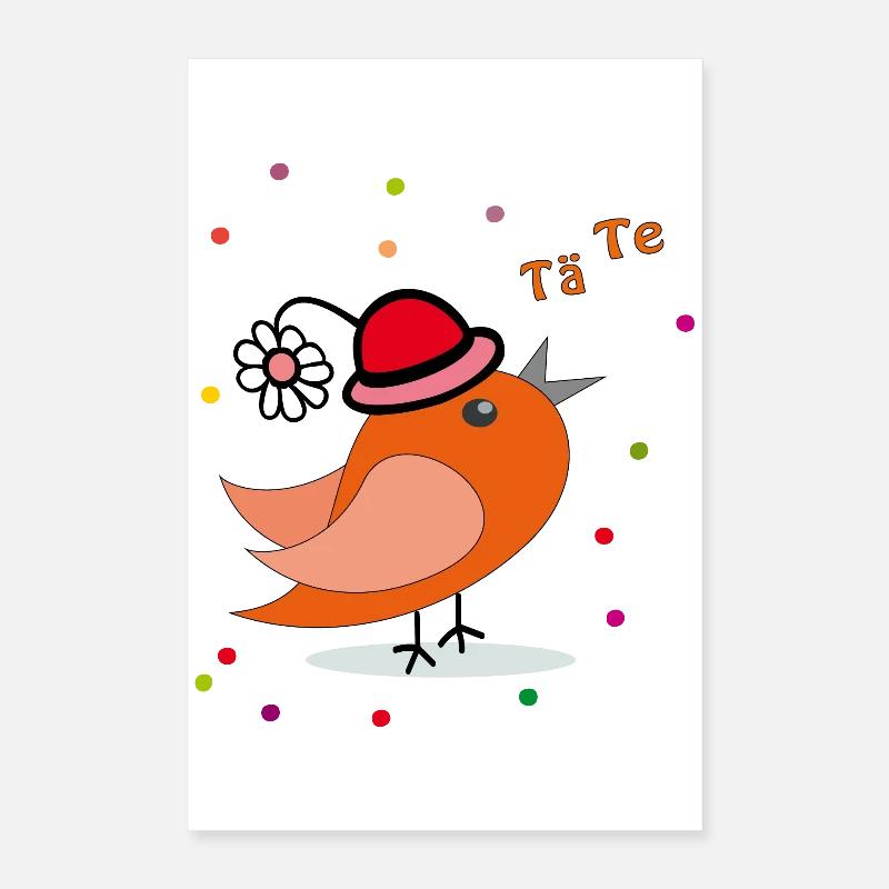 Fasching Karneval Konfetti Poster 40x60 cm