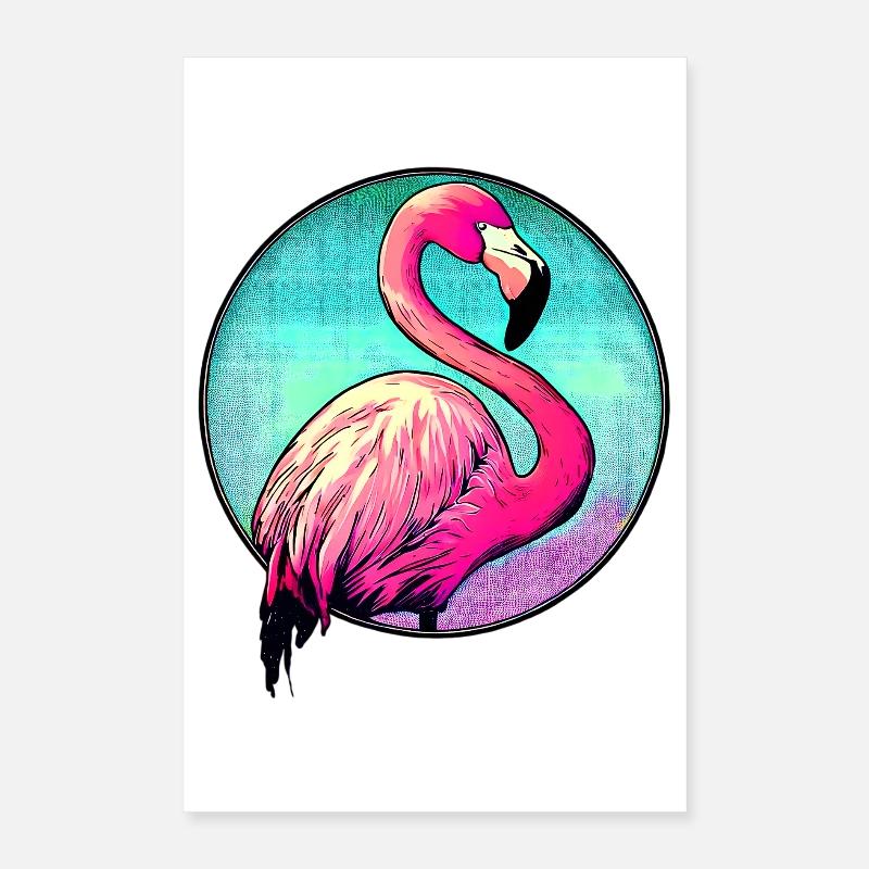 Flamingo Poster 40x60 cm