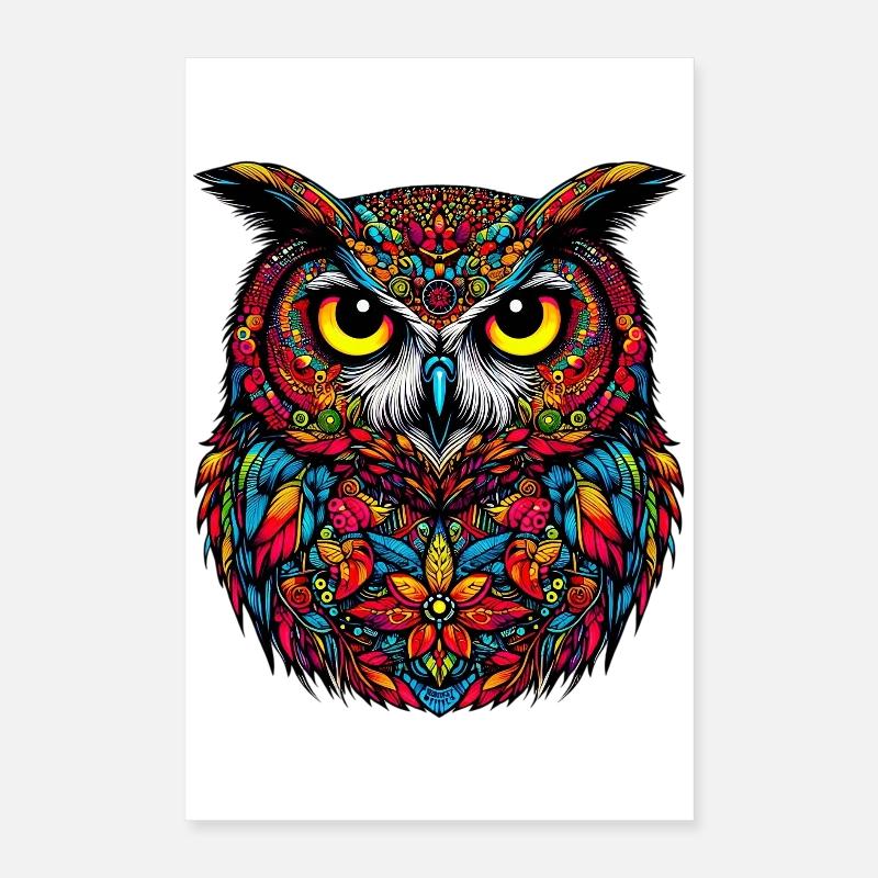 Eule Poster 40x60 cm