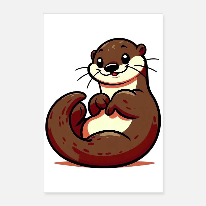 Otter Poster 40x60 cm