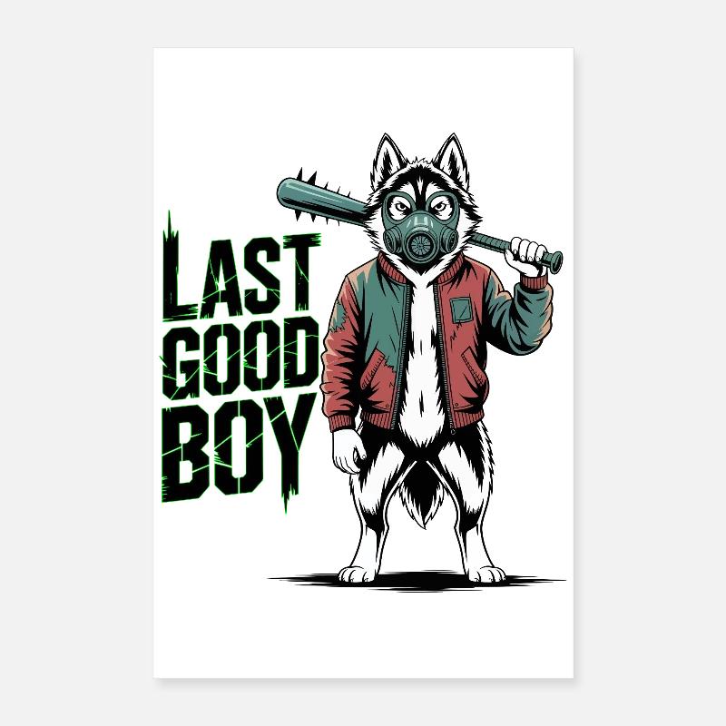 Conception du masque à gaz Apocalypse Husky Poster 40 x 60 cm